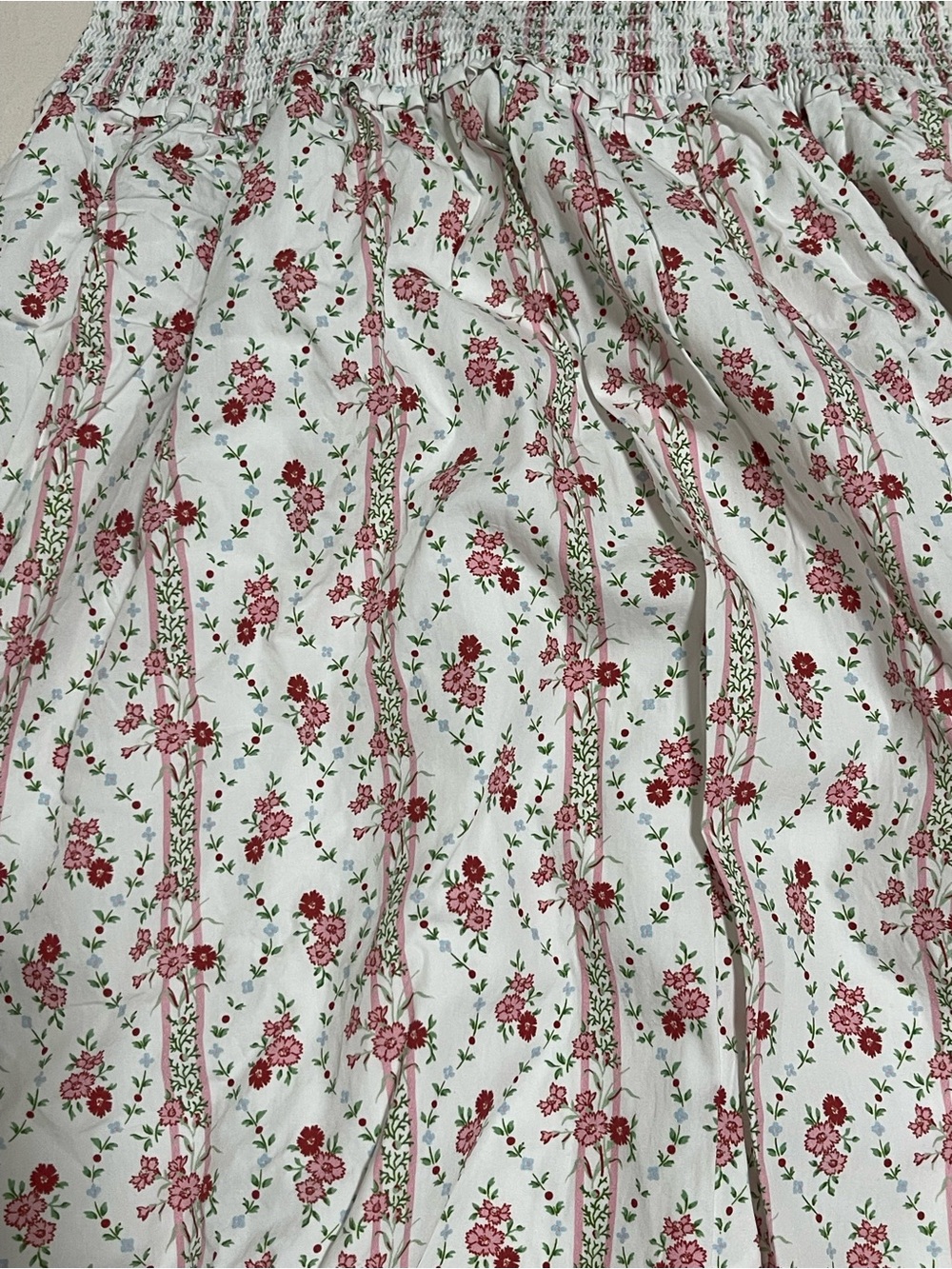 Hill House Home Delphine Floral Nap Skirt Size Medium - Picture 5 of 12